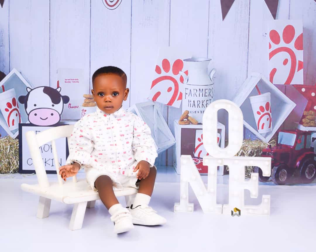 My nephew birthday party  banner