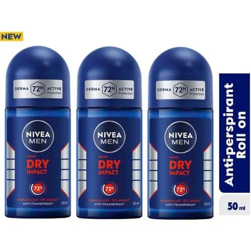 NIVEA Dry Impact Roll-on For Men